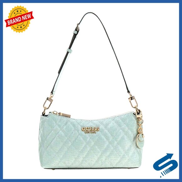 Quilted Shoulder Bag with Adjustable Strap and Multiple Pockets